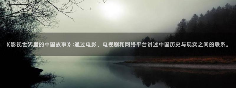 ,宅男视频：《影视世界里的中国故事》:通过电影、电视剧和网络平台讲述中国历史与现实之间的联系。